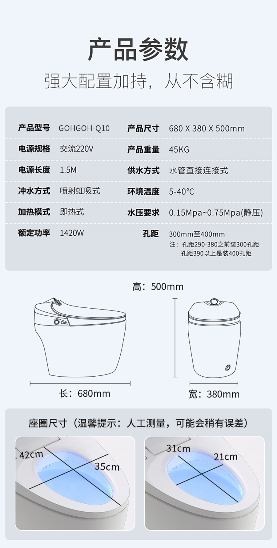 GOHGOH坐便,腳感坐便器,語音播報坐便器